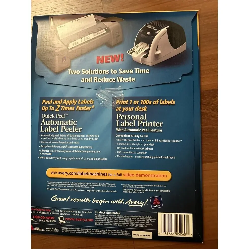 Avery Easy Peel Mailing Address Labels Laser 1